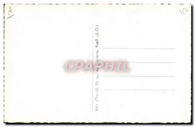Arletty — Portret w czarno-białym — C.C.F.C. — Rewers