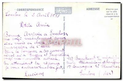 Toulon — Plein van de Vrijheid — Laan van de Palmen — Adlia — Achterkant