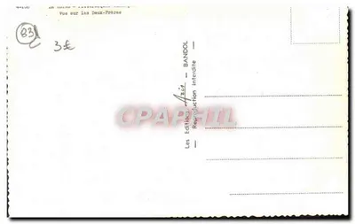 Widok na Deux-Prères — Bandol — Wydawnictwo Avisia — Rewers