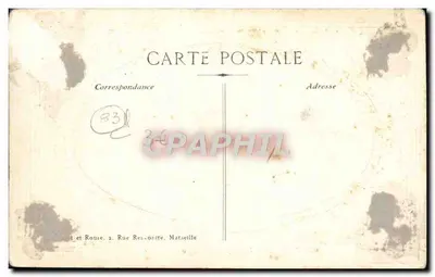 Toulon - O Cap Brun - Litoral — editora: 2, Rue Reuconitre, Marseille, n° de série 12 — Verso