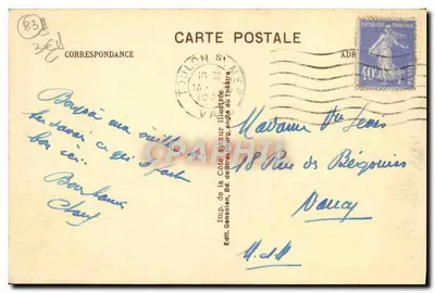 Toulon - Il Quadrato del Porto - Piazza del Porto — Costa degli Azzurri — editore Imp. Genolien, n° 56 — Verso