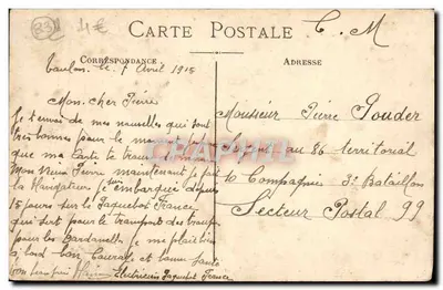 Toulon — Ogólny widok miasta i portu — Flota — B.C. — Rewers