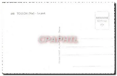 Toulon (Var) - Port — Wydawnictwo MARY, n°648 — Rewers