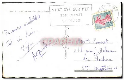 Toulon — Vista panoramica — Saint Cyr sur Mer — Verso