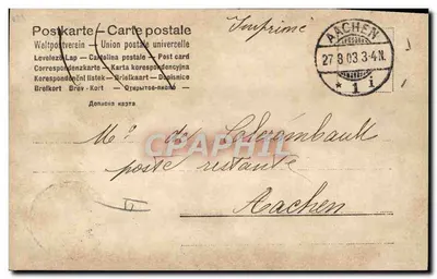 Pius X — Portret w stroju pontyfikalnym — wydawca nieznany, n° 8823 — Rewers