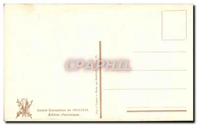 Ramscapeulle — ruïnes van een kerk en verwoest kerkhof — Croix Rouge Française, I.M.L. — Achterkant