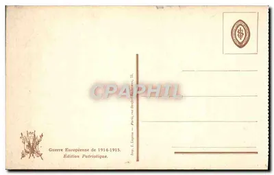 Croix Rouge Française — Associação das Senhoras Francesas — Albert — Visé Paris 2367 — Verso
