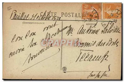 Lazaret de Trompeleoup — Vista geral — Campo de Prisioneiros Alemães — BR - 980 — Verso