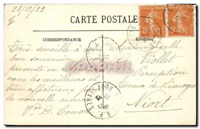 Nave "SAVOIE" — Un Coup de tangage — LL 16 — Verso
