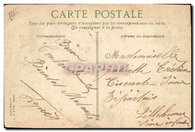 Le Havre — A "Savoie" em cale seca — Aqua-Photo Paris — Verso