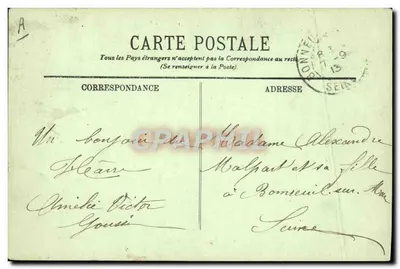 Le Havre — Le Transatlantique "La Savoie" — LL. — n° 117 — Verso