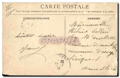 Le Havre — Le Transatlantique "La Savoie" — éditeur imprimeur non visible, n° 124 — Verso