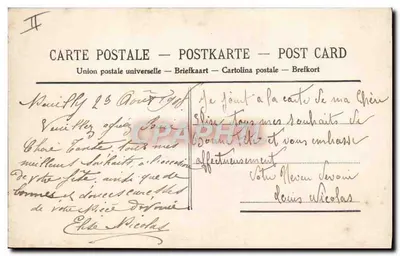 Siostra Święta Ludwika — Dla Ludwiki — Paryż, nr 4542 — Rewers