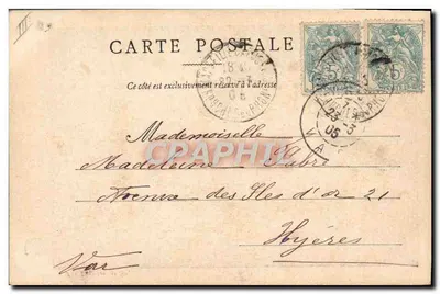 Święta Klotylda — Les Saintes. 3e seria — H. L. Wydawca (Lyon) — Rewers