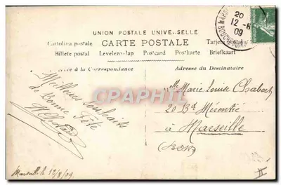 Sainte-Marie — 15 sierpnia — wydawca nieznany, n° 132 — Rewers
