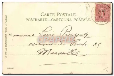 Menton — Os Rochos Vermelhos — Manuel Dietlanger, n°49 — Verso