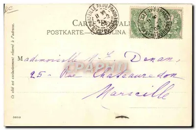 La Turbie — vista do castelo e do vilarejo — Marcel Atiendé, editor N° 463 — Verso
