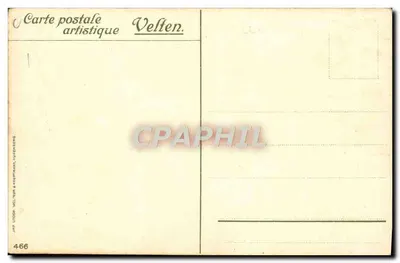 Monte-Carlo — widok portowy z jachtami — Manuel Aielandt, wydawca Velten, Karlsruhe — Rewers