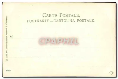 Menton na fronteira franco-italiana — ilustração de M. Wielandt — editada por Schmidt-Staub & Cie, Nuremberg — Verso