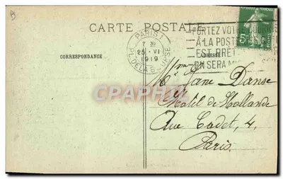 Paris - Desfile das tropas do front, 14 de julho de 1917 — Ph. M. D. segundo a Illustration — Verso