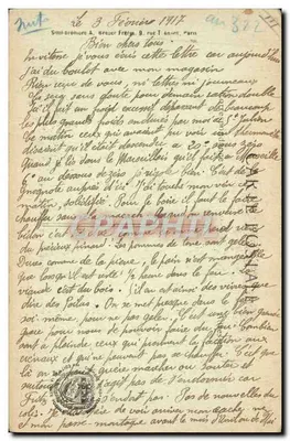 1914-15-16年の戦線 — パリ認可番号27、P. レオックス印刷発行、パリ2イズリー通り — 裏面