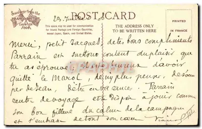 Criança com meias Guyot — publicidade — Ogé — Verso