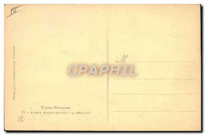 Baszkot przed Megaladą — fototypia Labouché bracia, Toulouse, nr 71 — Rewers