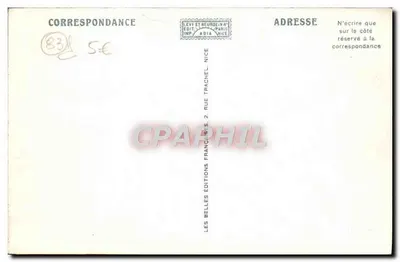 Toulon — Praça da Liberdade — Avenida dos Palmeiros — ADIA 18 — Verso