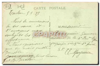 Toulon - Perspektywa Quai Cronstadt — C. Arnaud, Avene, Cloe, Nantes — n°2 — Rewers