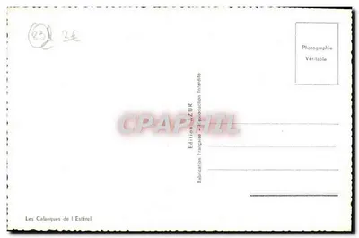Kalanki Estérel — widok wybrzeżny — Wydawnictwo AZUR — Rewers