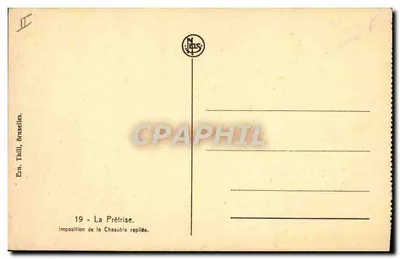 Imposities van de Casula gevouwen — Enn. Thill, Bruxelles — n°19 — Achterkant