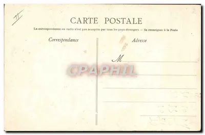 Inauguración del Nuevo Hospital — 26 Julio 1908 — Recuerdo de las Fiestas — General Picquart, Clemenceau, Viviani, Chéron — Reverso
