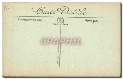 Quarto « LES MAGNOLIAS » — Clínica do Dr. CH. BONNET, 7 rue de la Chaise, Paris — Verso