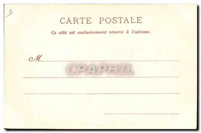 Saumur — Generalny oficer dowodzący szkołą w 1899 — Wydawcy C. Charier, Saumur — Rewers