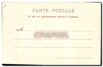 Saumur — Dresurę — Skok przez moat — Wycinek z Albumu Jazdy Szlachcica Szkoły Kawalerii — Wydawcy G. Charlier, Saumur — Royer et Cie, Nancy — Rewers