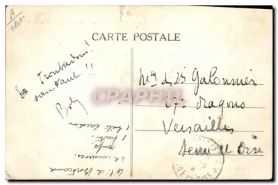 Saumur (M.-et-L.) — Saut d'un Broock au Breil — éditeur Vachéker, photo Saumur, n°119 — Verso