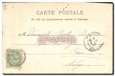 Saumur — Carrousel. Reprise des Sauteurs — Editores C. Charier, Saumur. Royer et Cie, Nancy. — Verso