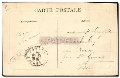 Le Havre — Salida del transbordador "La Savoie" — Editor no identificado — Reverso