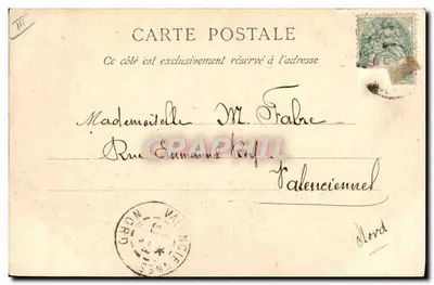 Havre — « La Touraine » evoluindo no antepórtico — J. J. (editor) N° 61 — Verso