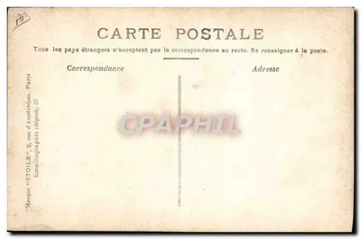 Dwoje dzieci w liście z kwiatami — Henri — Wydawca: Marke 'ÉTOILE', 2, rue d'Amsterdam, Paryż — Rewers