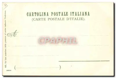 Ventimiglia — vista del puerto y de las colinas — editado por Schmidt-Staub & Cie, Núremberg — Reverso