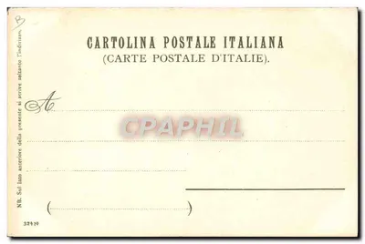 Sestri Levante — vista de la costa — editor Schmidt & Cie, Milán — Reverso