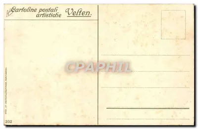 Leuchtturm von Genua — Meeresblick — J. Velten, Karlsruhe — Rückseite