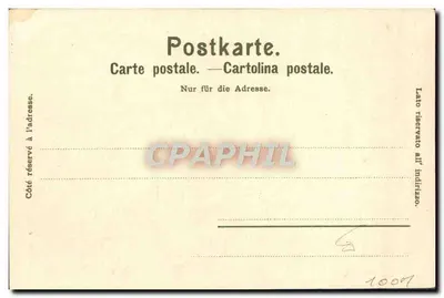 Locarno - San Vittore — Illustration von Wancel Alieandt — Verlag J. Veliten, Nr. 1007 — Rückseite