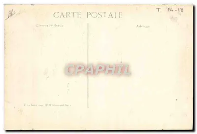 Dragões lanciers franceses — Na Bélgica — E. Le Deley, impressor, Paris — Verso