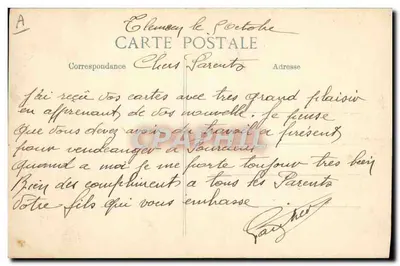 Partida de um Regimento — O CONFLITO EUROPEU EM 1914 — Edição E.P.D. — Verso