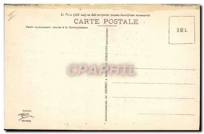 Trois-Épis (Alt. 700 m.) — Cmentarz Wojskowy — Wydawca Marcel Béguin, n° 22 — Rewers