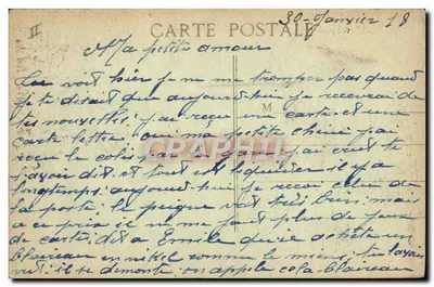 Großer Krieg 1914-1917 — Lacroix (S.M.) — Soldaten im Lager — Rückseite