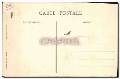 Soldados ingleses desembarcando seu equipamento de guerra — Guerra Europeia de 1914 — Arthaut-Nozais, Nantes — Verso