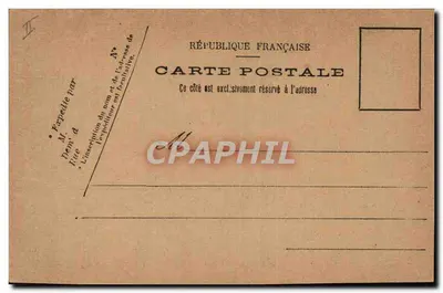 Equipo del 90° Regimiento de Infantería entrenándose en La Châtre — Tarjeta postal francesa — Reverso
